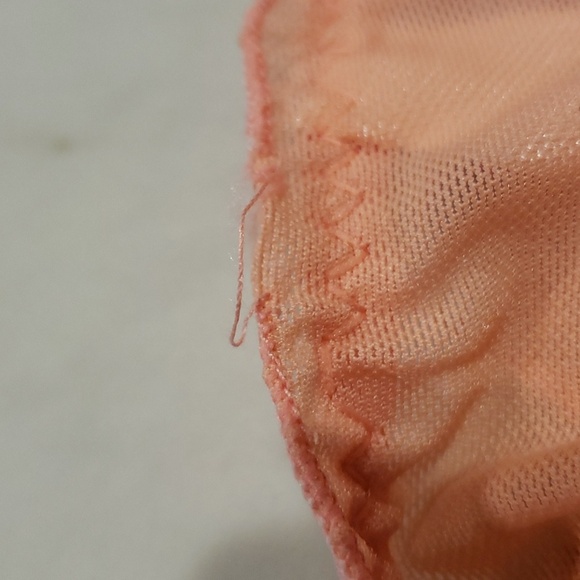 Floral Mesh Panty Low Rise Underwear Womens Size Large - Picture 7 of 9